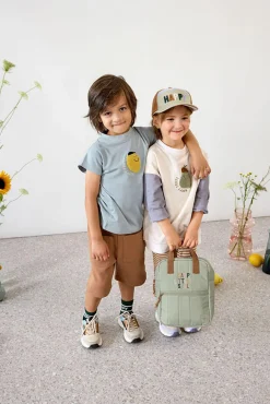 Plecaki I Torebki Dziecięce|Plecaki I Torebki Dziecięce | Lassig Plecak mini kwadratowy Little Gang Light khaki