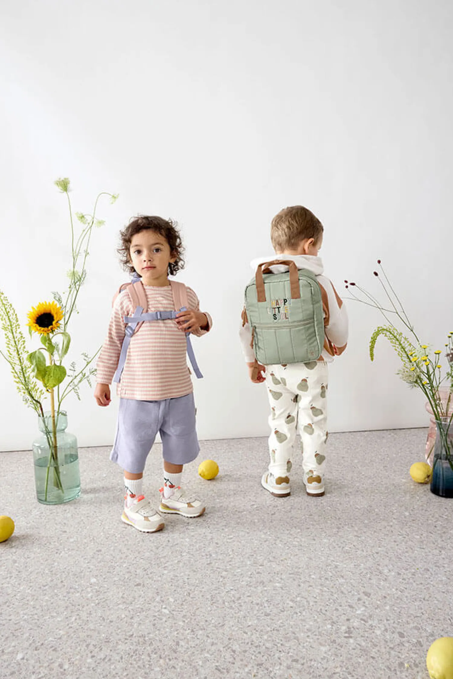 Plecaki I Torebki Dziecięce|Plecaki I Torebki Dziecięce | Lassig Plecak mini kwadratowy Little Gang Light khaki