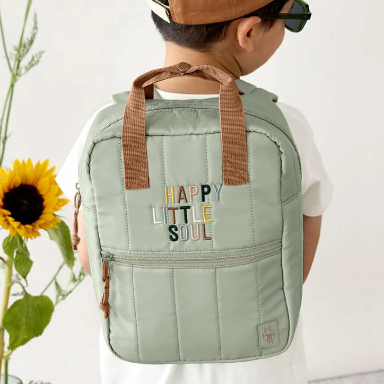 Plecaki I Torebki Dziecięce|Plecaki I Torebki Dziecięce | Lassig Plecak mini kwadratowy Little Gang Light khaki