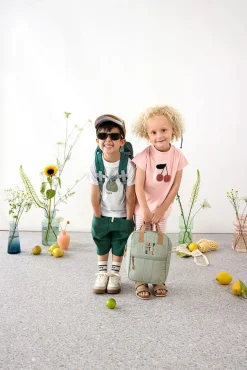 Plecaki I Torebki Dziecięce|Plecaki I Torebki Dziecięce | Lassig Plecak mini kwadratowy Little Gang Light khaki