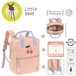 Plecak mini kwadratowy Little Gang Cherry peach
