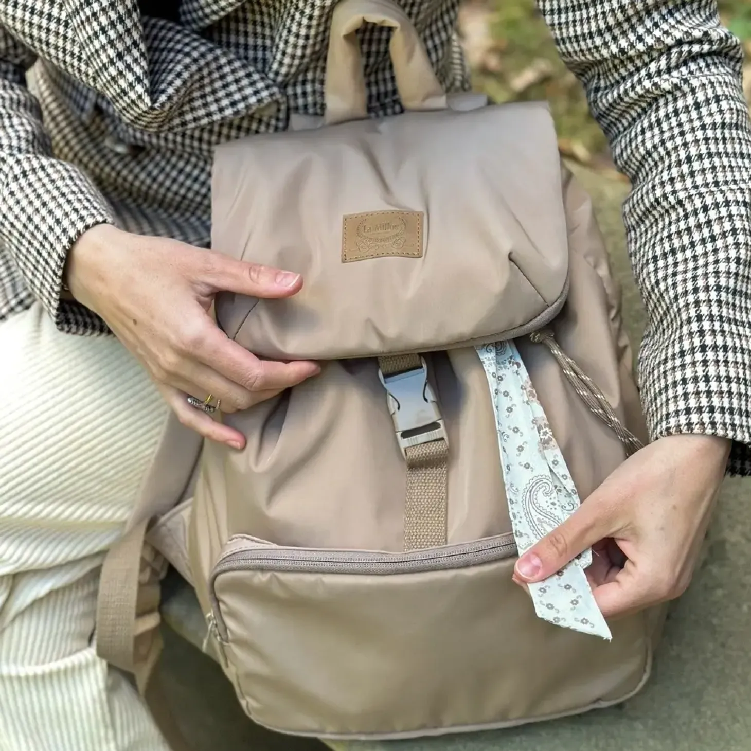 Plecak Puffer BEIGE