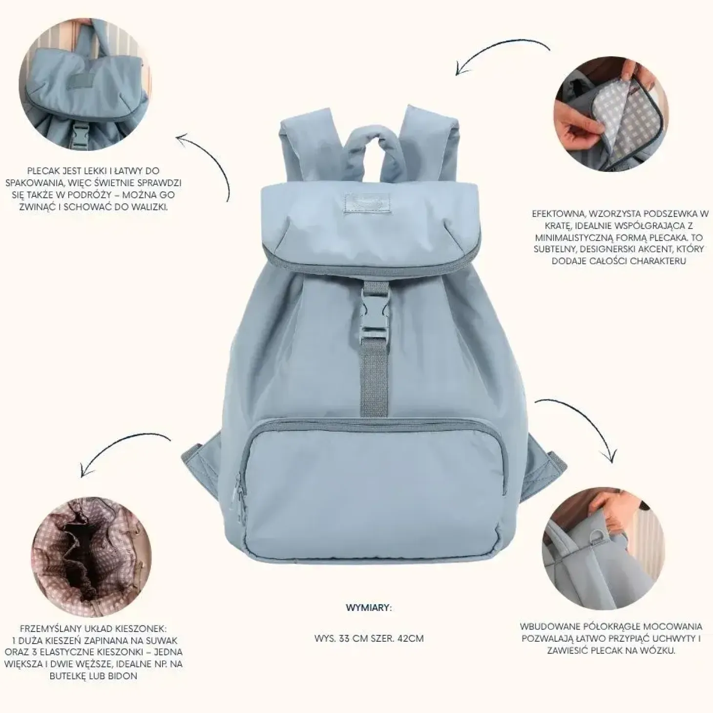 Plecak Puffer DENIM