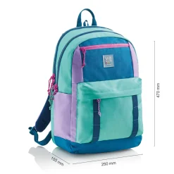 Plecak trzykomorowy Amsterdam Rider Purple 28L
