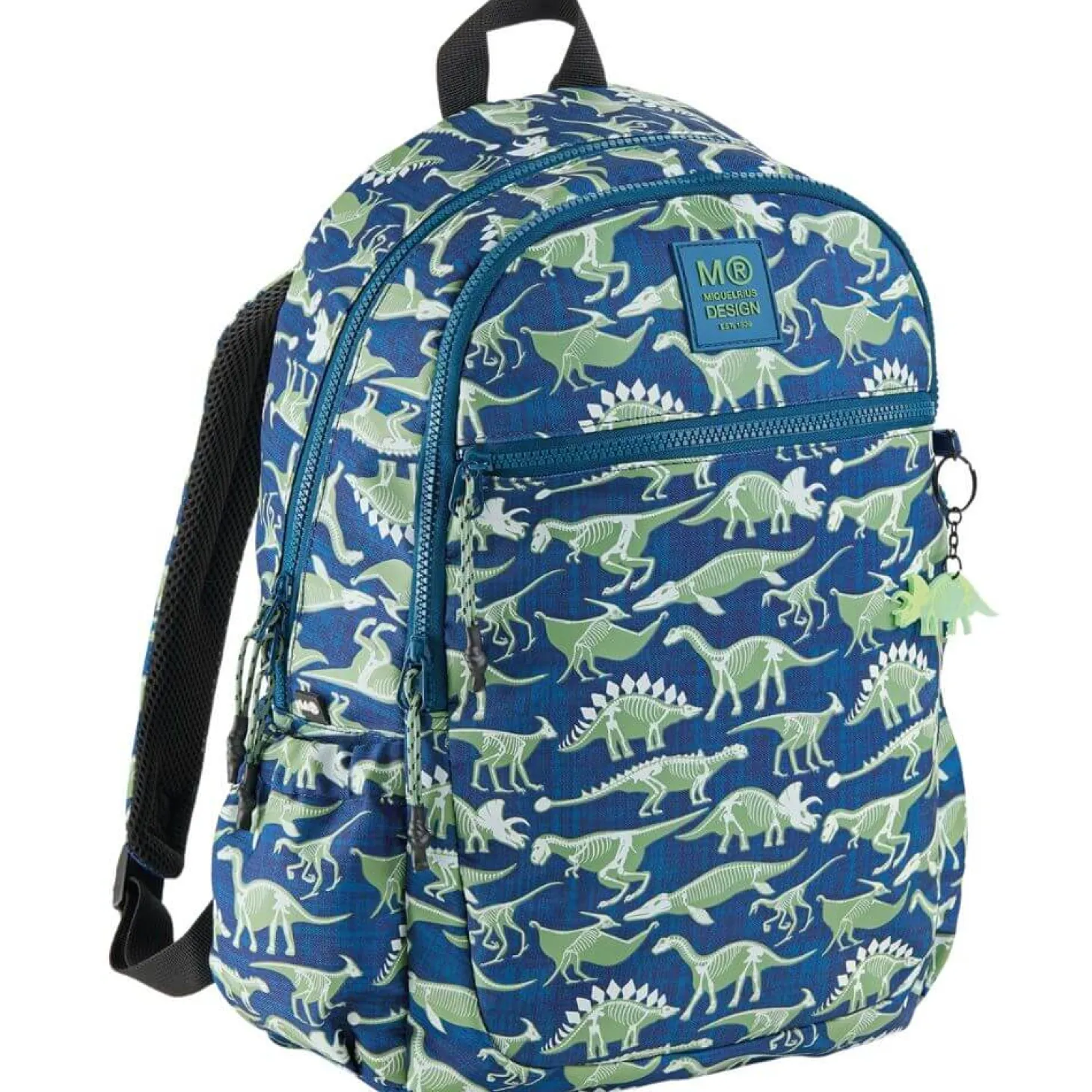 Plecak trzykomorowy świecący w ciemności Lizbona - Dinozaury 15L