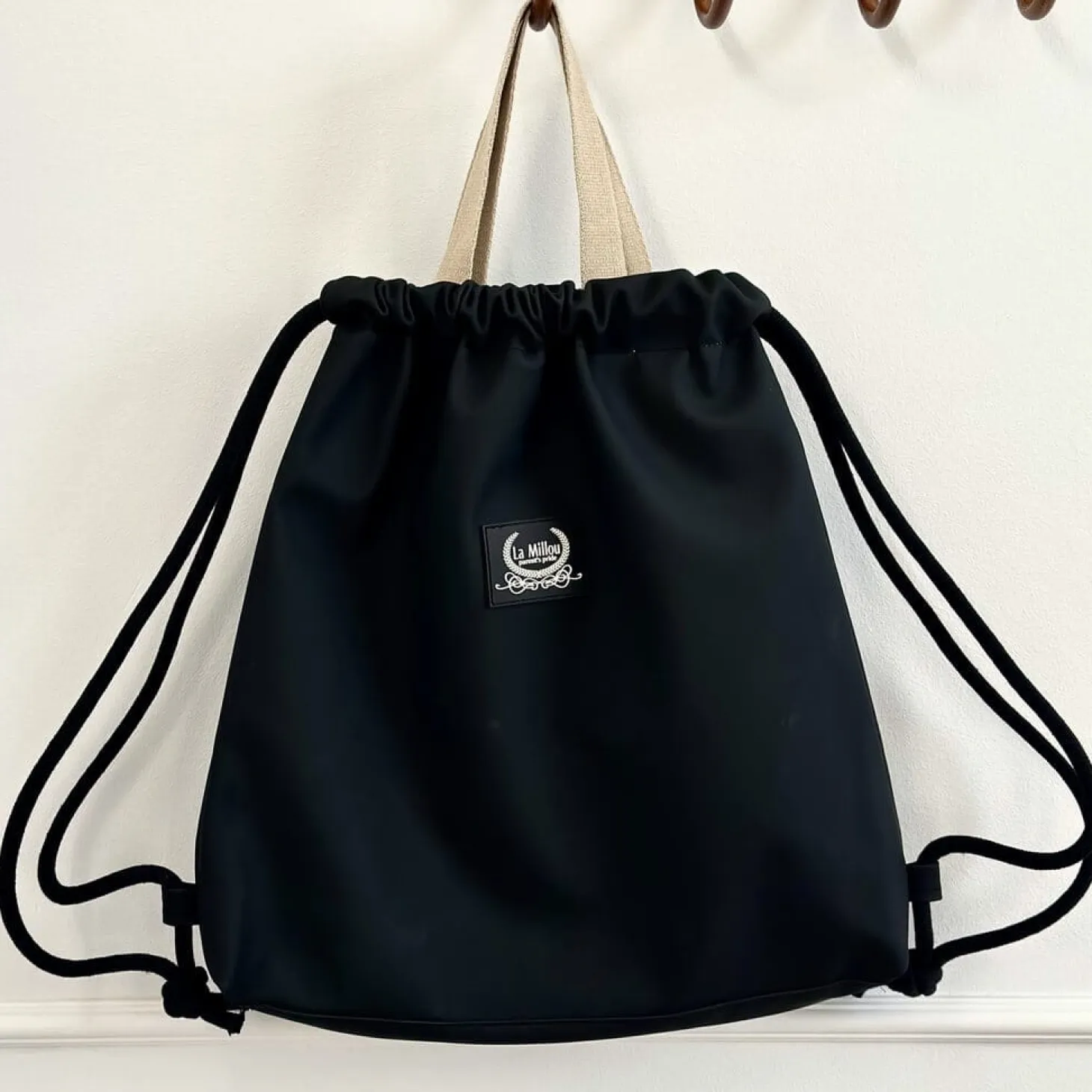 Plecak worek gumowy BLACK