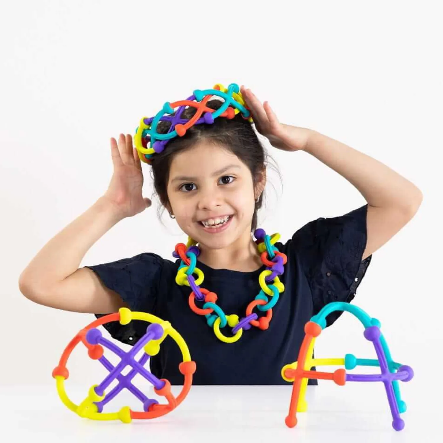 6 Lat+|3 Lata + | Fat Brain Toys Plip Silikonowe Klocki