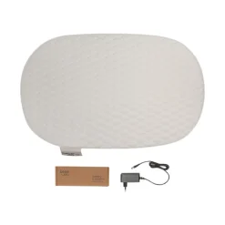 Podgrzewany przewijak Quilted Waves - Off White