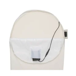 Podgrzewany przewijak Quilted Waves - Off White