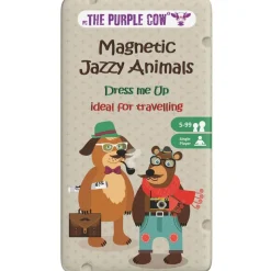 Idealne W Podróży|8 Lat+ | The Purple Cow Podróżna gra magnetyczna - Ubieranki Misie