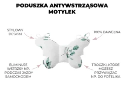 Poduszki Do Wózka|Poduszki | Sleepee Poduszka Antywstrząsowa Motylek Bohemian Sand