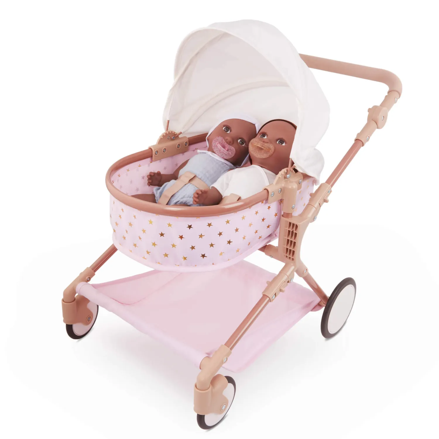 6 Lat+|4 Lata + | LullaBaby Podwójny głęboki WÓZEK dla lalek