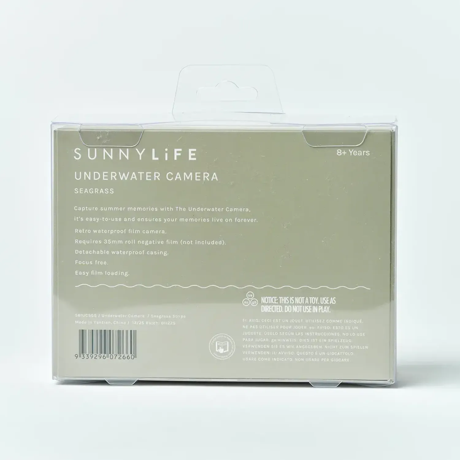 6 Lat+|Do Kąpieli | Sunny Life Podwodny aparat analogowy - Seagrass