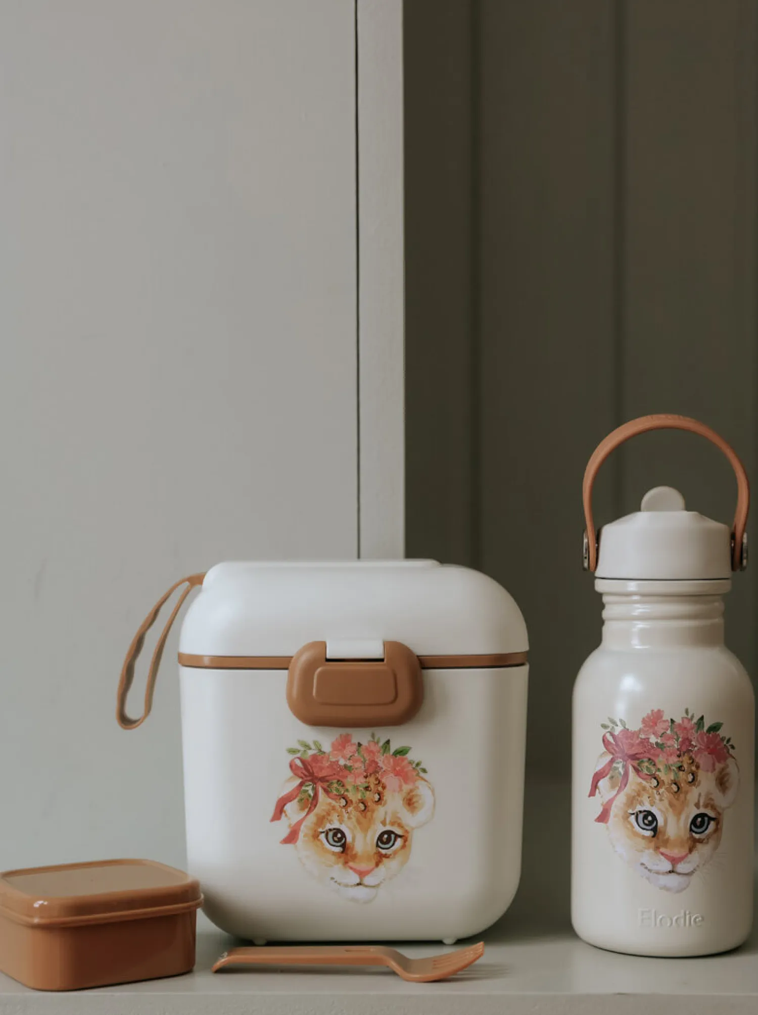 Lunchboxy|Przechowywanie Jedzenia | Elodie Details Pojemnik na drugie śniadanie i przekąski - Rosy Bow Leo