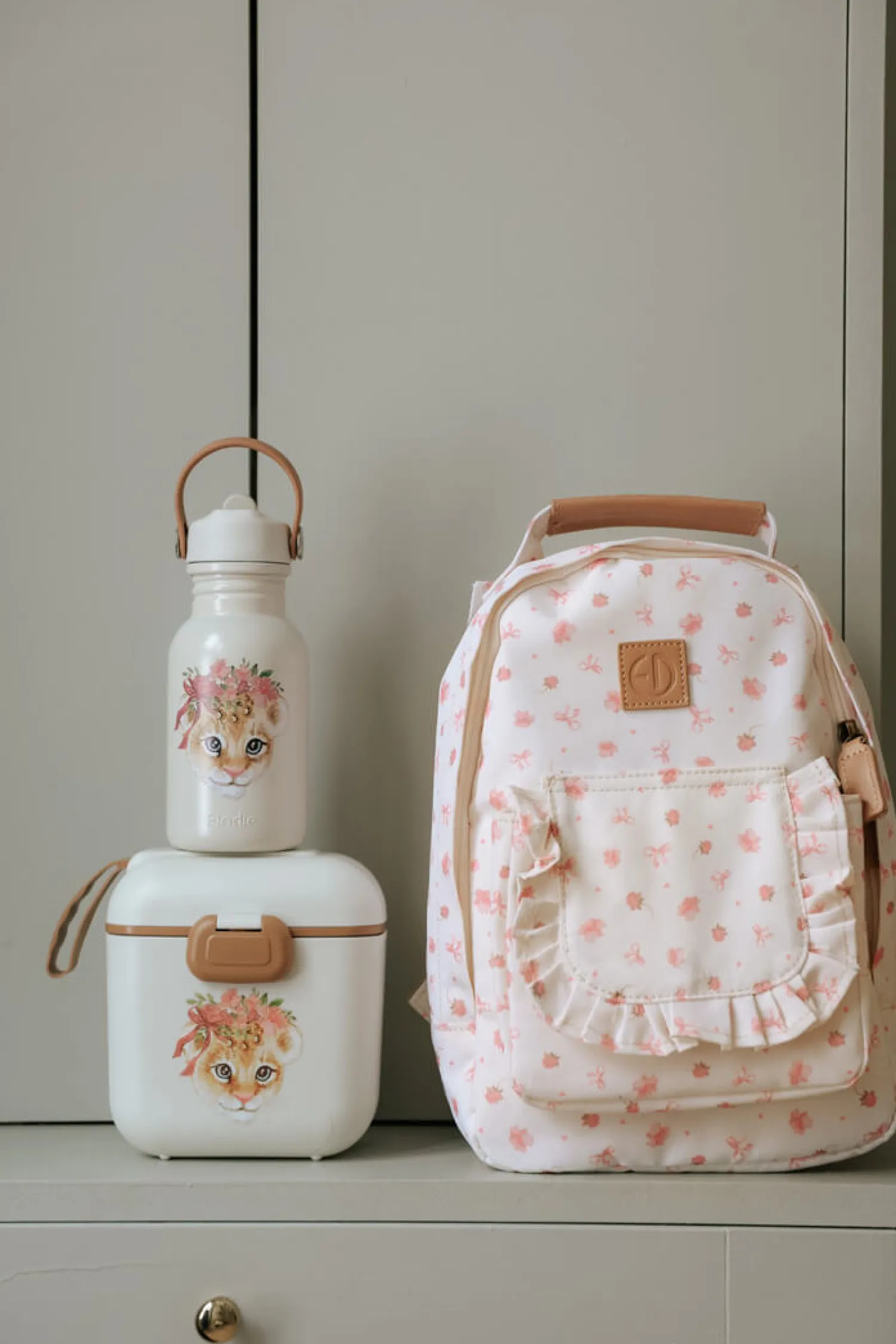 Lunchboxy|Przechowywanie Jedzenia | Elodie Details Pojemnik na drugie śniadanie i przekąski - Rosy Bow Leo
