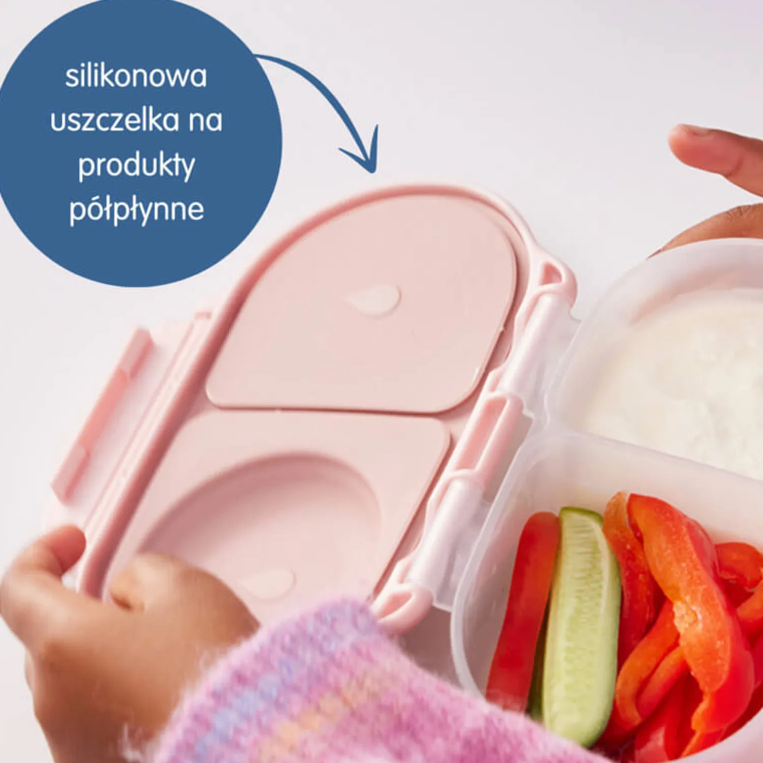 Lunchboxy|Przechowywanie Jedzenia | b.box Pojemnik na przekąski - Blush Crush