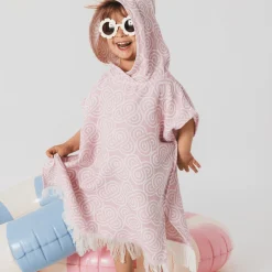Ponczo kąpielowe dla dzieci ROSY POP