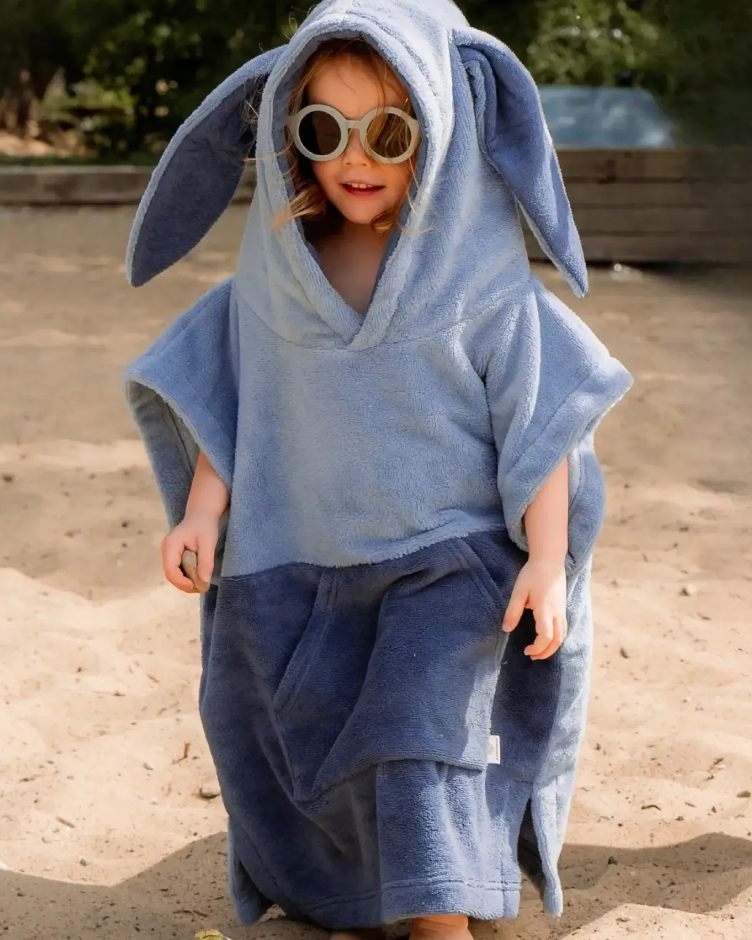 Ręczniki I Myjki | Patulove Ponczo kąpielowe Surf BUNNY - blue