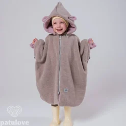 Ponczo samochodowe LAMB POWDER PINK