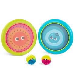 8 Lat+|Aktywizujące | B.Toys Poppin’ Paddles – gra zręcznościowa – sprężyste dyski z kudłatymi piłeczkami