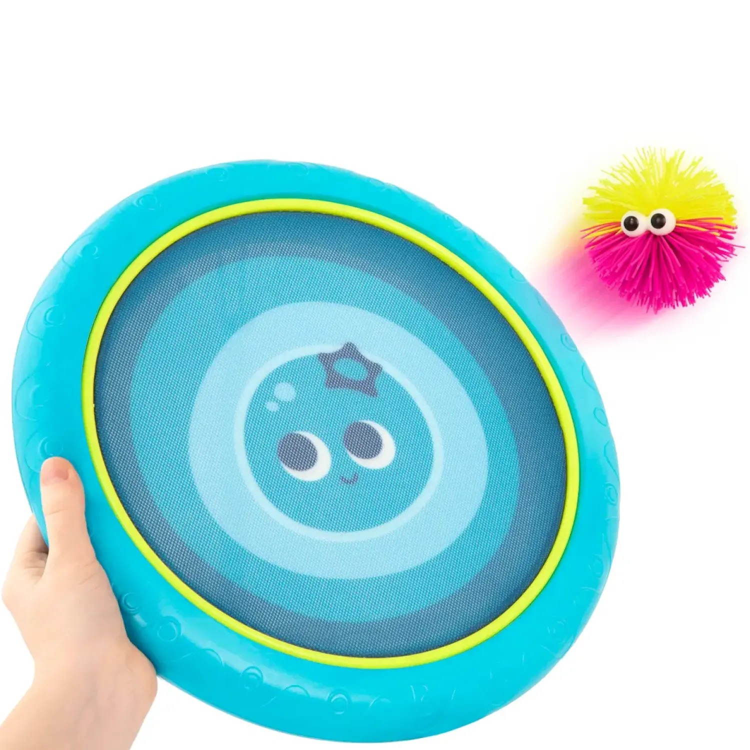 8 Lat+|Aktywizujące | B.Toys Poppin’ Paddles – gra zręcznościowa – sprężyste dyski z kudłatymi piłeczkami