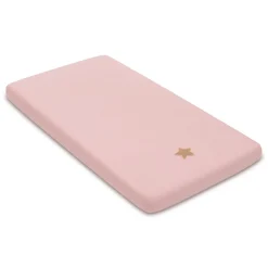 Prześcieradła Do Łóżeczka|Prześcieradła Do Łóżeczka | Pink no More Prześcieradło z gumką do łóżeczka z pluszową gwiazdką PINK