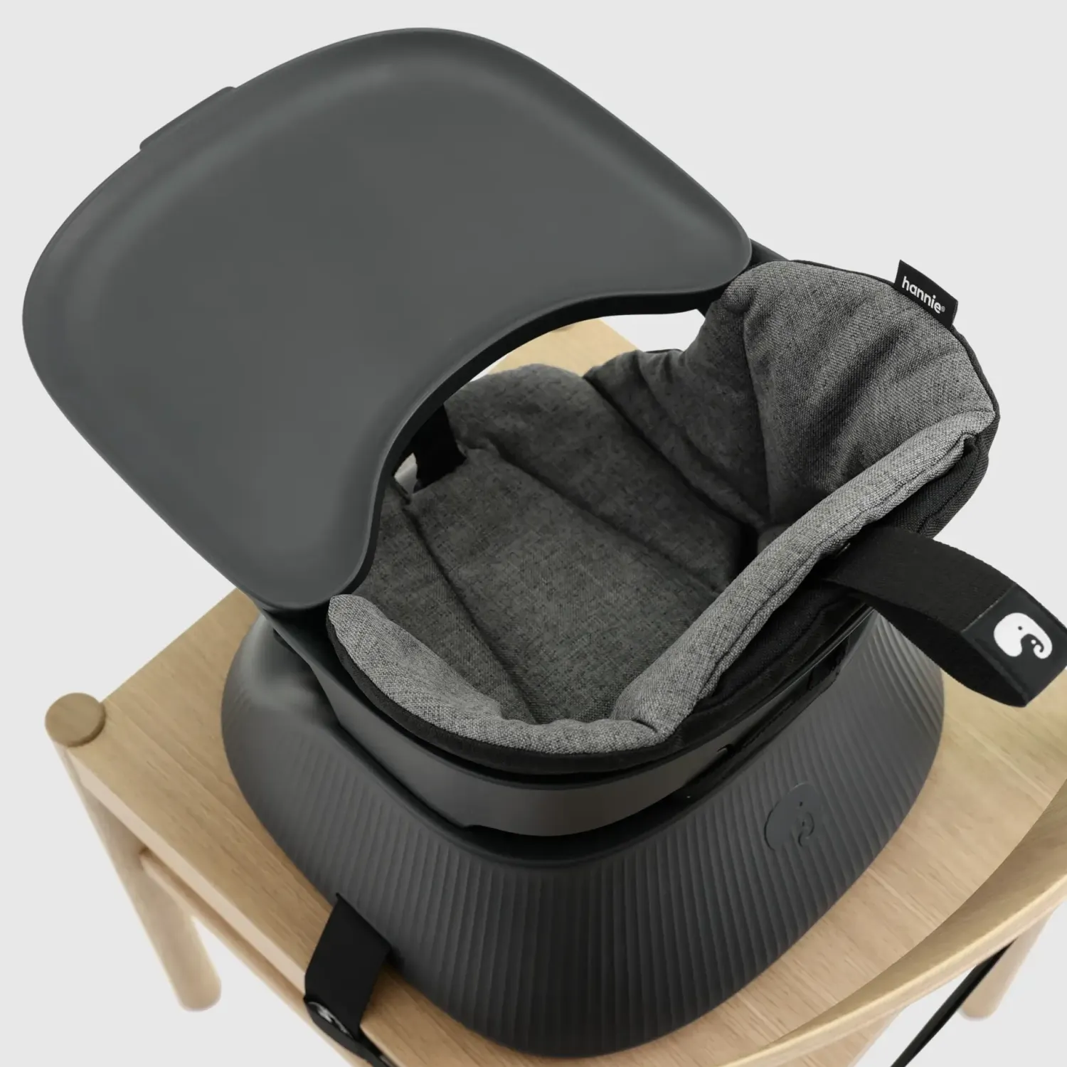 Krzesełka Do Karmienia | Hannie Przenośne krzesełko do karmienia - Charcoal Black