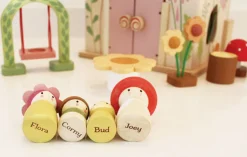 6 Lat+|3 Lata + | Tender Leaf Toys Przenośny, leśny domek z wyposażeniem i laleczkami