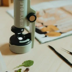 6 Lat+|7 Lat+ | Kidywolf Przenośny mikroskop KIDYMICROSCOPE - zielony