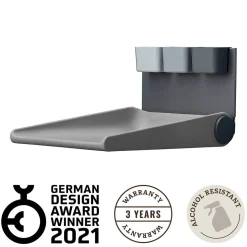 Przewijaki|Przewijaki | Leander Przewijak montowany na ścianie WALLY™, Dusty Grey
