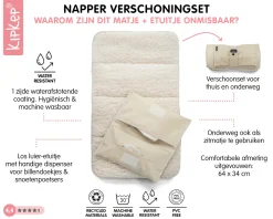 Przewijaki Podróżne|Przewijaki Podróżne | KipKep Przewijak podróżny Napper combi-set, cookie & teddy