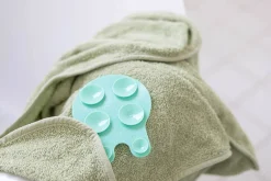Zabawki Do Kąpieli|Akcesoria Łazienkowe | QUUT Przyssawki antypoślizgowe do wanny meduzy Grippi Jellyfish - Minty yellow