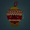 Przytulanka bombka dwustronna elf - bombka różowa
