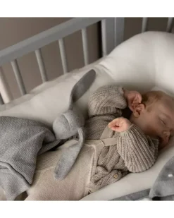 Kocyki Doudou|Kocyki Doudou | Effiki Przytulanka Doudou z bawełny organicznej - Szarość
