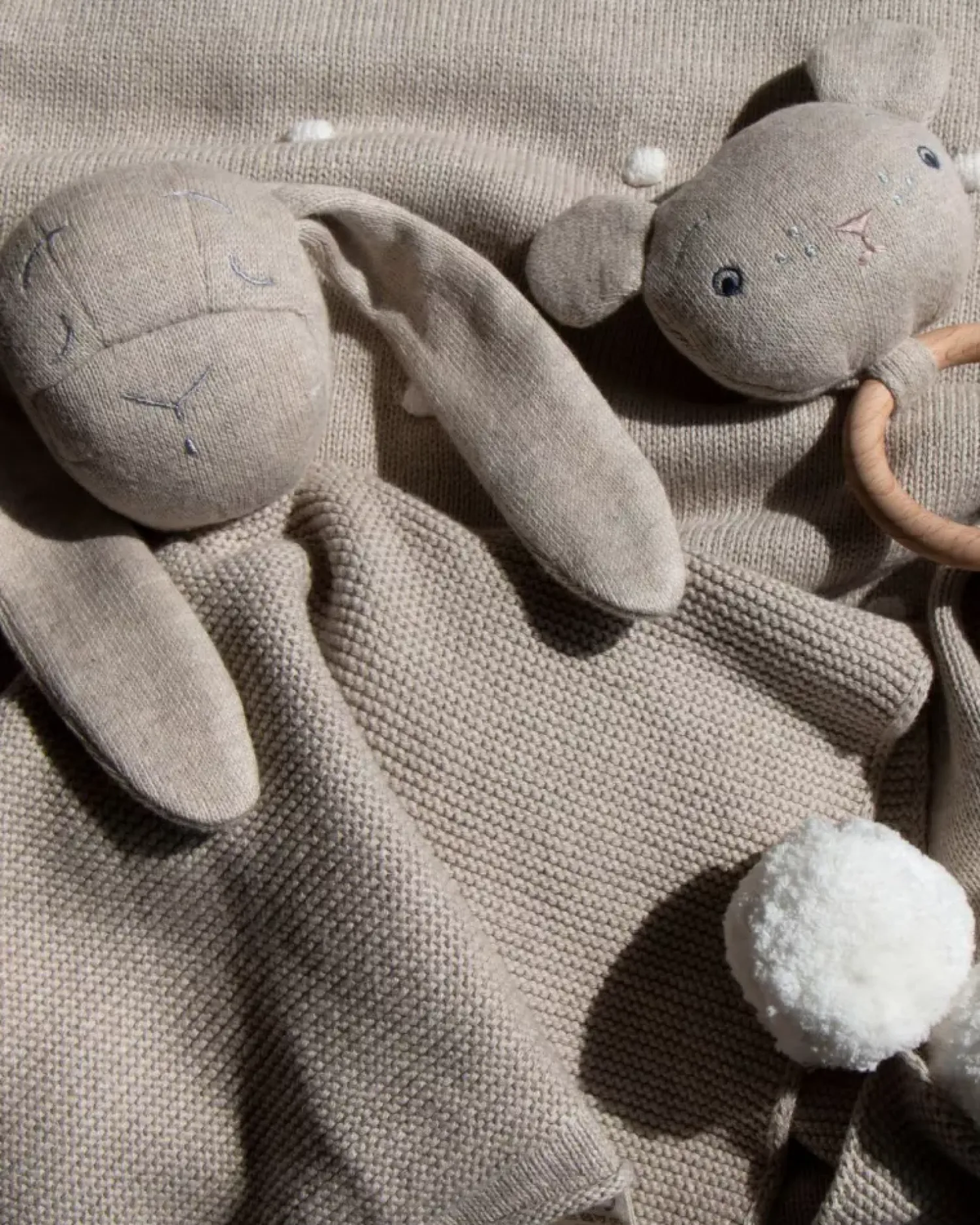 Kocyki Doudou|Kocyki Doudou | Effiki Przytulanka Doudou z bawełny organicznej - Beż