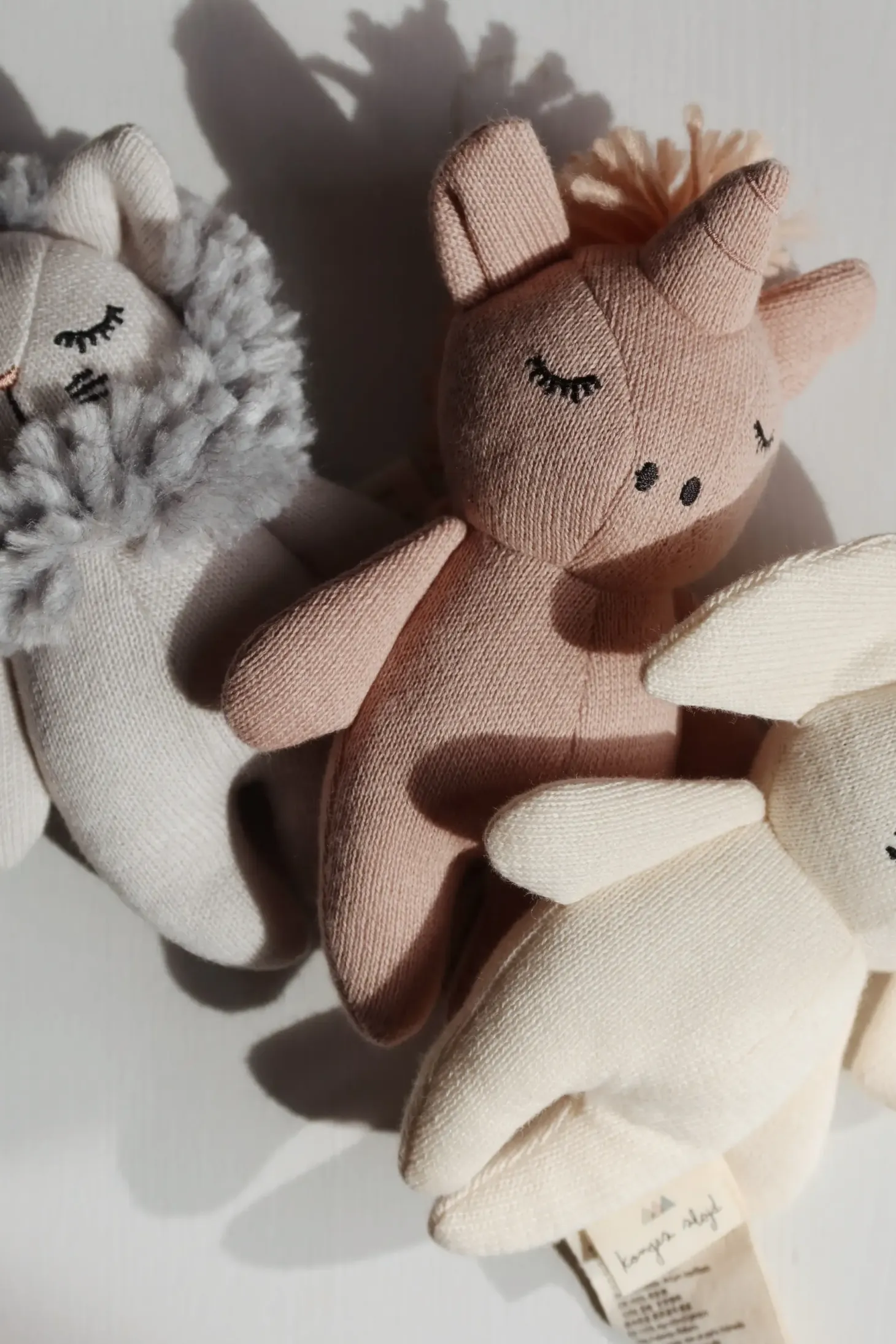 Przytulanka sensoryczna Mini Króliczek - off white