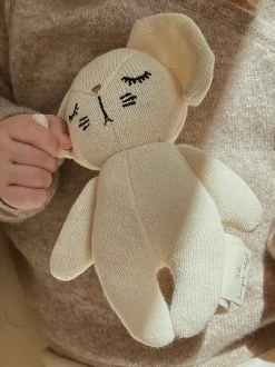 Przytulanka sensoryczna Mini Króliczek - off white