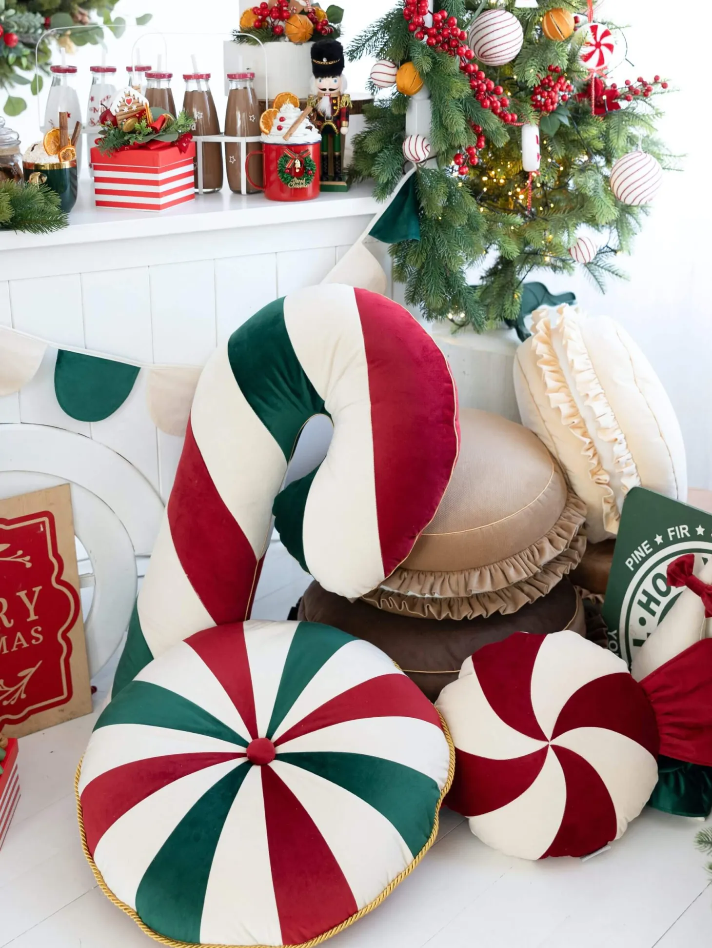 Pufa dla dzieci Christmas Candy
