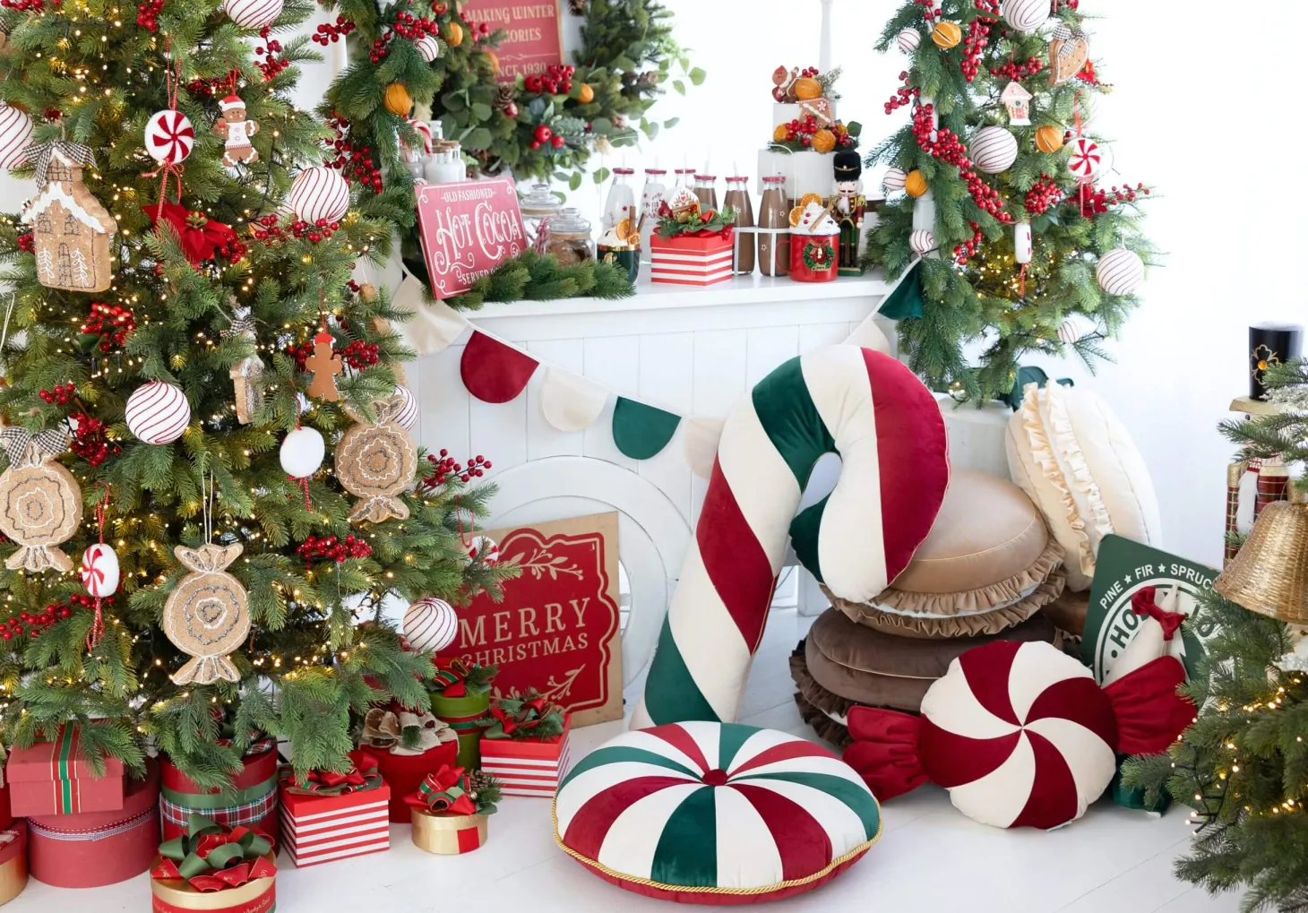 Pufa dla dzieci Christmas Candy