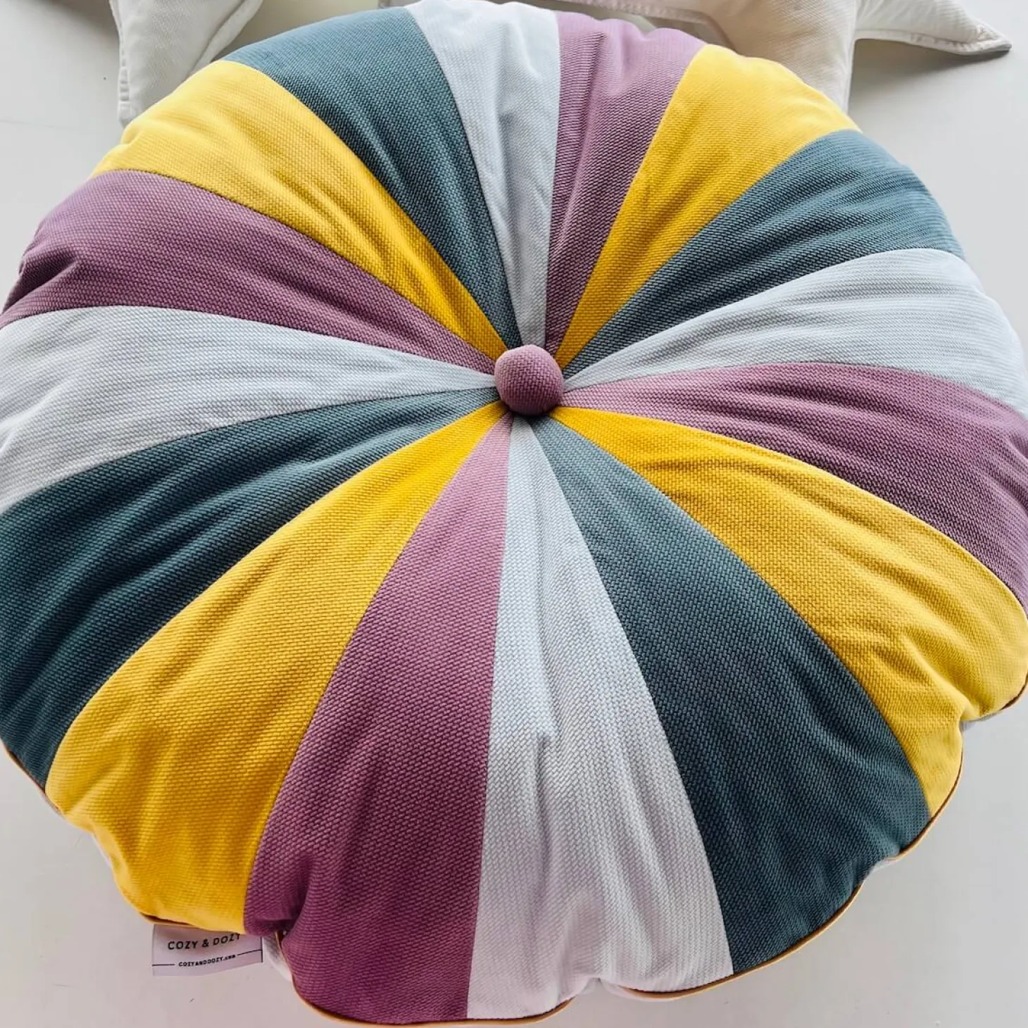 Pufa dla dzieci Rainbow Velvet