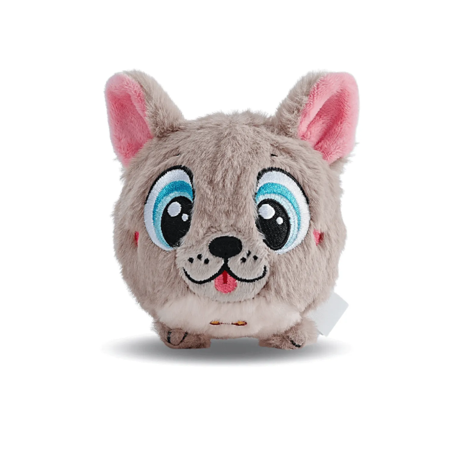 12M+|2 Lata + | Bouncibles Puszysta piłeczka Bone - Beige French Bulldog