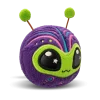 12M+|2 Lata + | Bouncibles Puszysta piłeczka Zoggo - Purple Alien