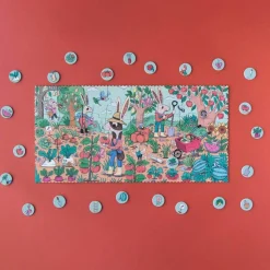 4 Lata +|Puzzle | Londji Puzzle dla dzieci Ogród Króliczków