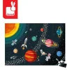 Puzzle | Janod Puzzle edukacyjne Układ słoneczny 100 elementów 5+
