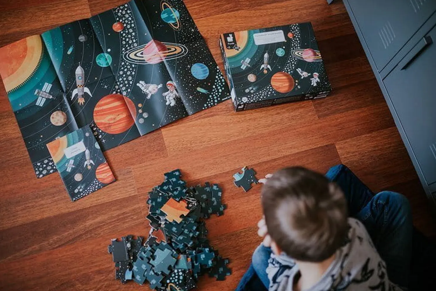 Puzzle | Janod Puzzle edukacyjne Układ słoneczny 100 elementów 5+