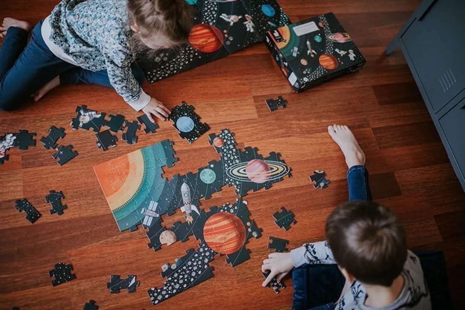 Puzzle | Janod Puzzle edukacyjne Układ słoneczny 100 elementów 5+