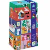 4 Lata +|Puzzle | Djeco Puzzle gigant DOMEK MAŁYCH PRZYJACIÓŁ