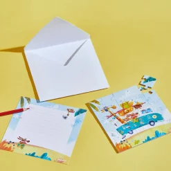 4 Lata +|3 Lata + | Janod Puzzle i kartka okolicznościowa 2w1 Road trip 3+