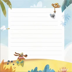 4 Lata +|3 Lata + | Janod Puzzle i kartka okolicznościowa 2w1 Road trip 3+