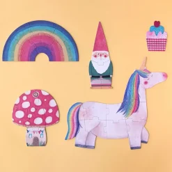 6 Lat+|3 Lata + | Londji Puzzle progresywne Urodziny Jednorożca